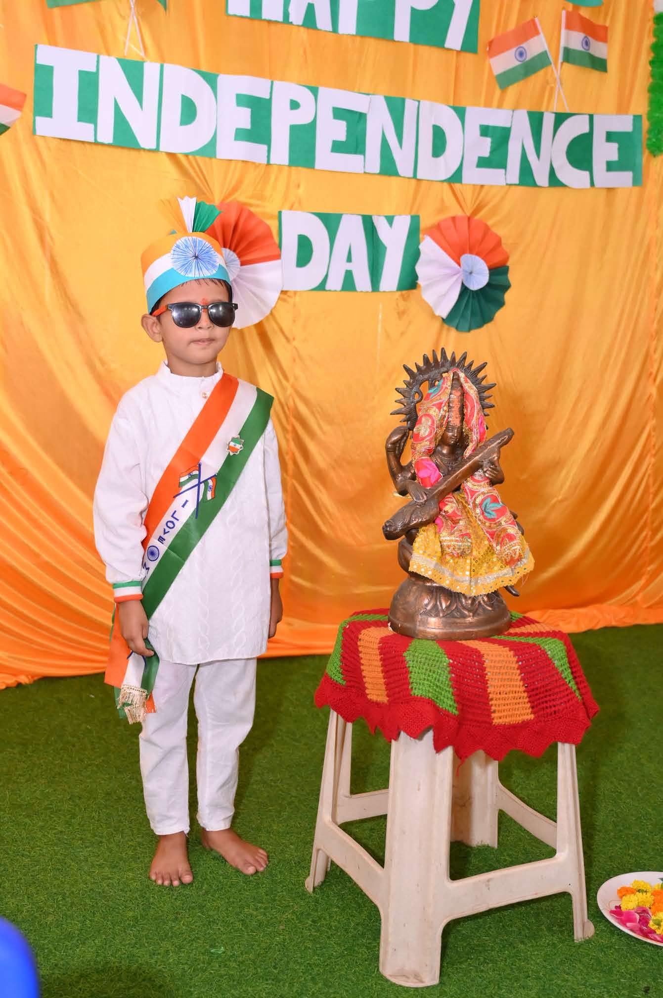 Performing in fancy dress